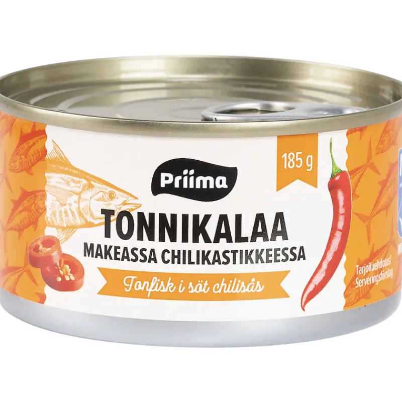 tonnikala-priima-185-g-sweet-c-FBxFrBSs-0.webp Priima Säilykkeet^Tonnikala 185 G Sweet Chili Makeassa Chilikastikkeessa