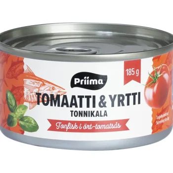 Priima Säilykkeet^Tonnikala 185 G Yrttimaustetussa Tomaattikastikkeessa