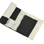 Miny Sisustustyynyt Ja Huovat-Torkkuhuopa 125 X 150 Cm Mustavalkoinen