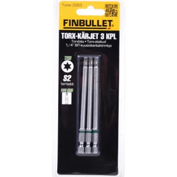 Finbullet Sähkötyökalujen Tarvikkeet-Torx-kärkisarja 1/4