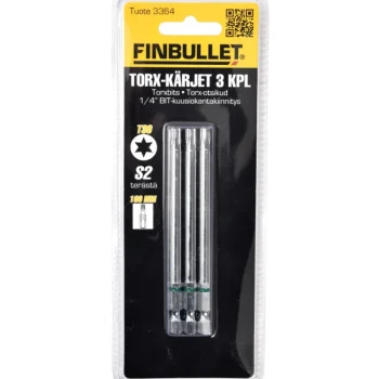 Finbullet Sähkötyökalujen Tarvikkeet-Torx-kärkisarja 1/4