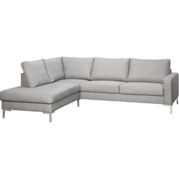 Tenstar Huonekalut-Tracy Avokulmasohva Vasen Vaaleanharmaa