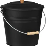 Brücke Kiuas- Ja Takkatarvikkeet-Tuhkaämpäri 12 L Musta