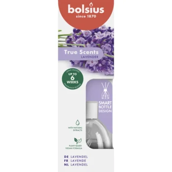 Bolsius Kynttilänjalat Ja Kynttilät-Tuoksutikku 60 Ml Laventeli