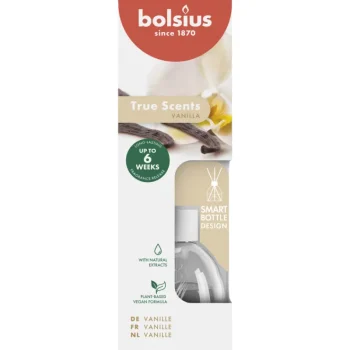 Bolsius Kynttilänjalat Ja Kynttilät-Tuoksutikku 60 Ml Vanilja