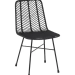 Eureka Huonekalut-Tuoli Cairo 2 Kpl Musta