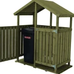 Tammisto Piharakennukset-Tuplajätekatos Classic Vihreä