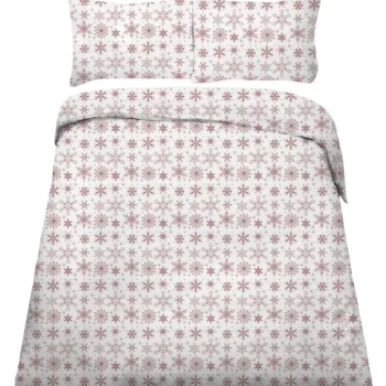 Kotikulta Vuodevaatteet-Tuplapussilakanasetti 240 X 210 Cm Snowflake