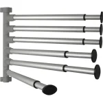 Duster Telineet Ja Jäteastiat-Tuuletusteline M6 Harmaa