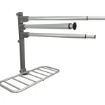 Duster Telineet Ja Jäteastiat-Tuuletusteline XL Harmaa