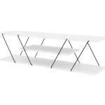 Chic Home Pienkalusteet-TV-taso 120 Cm Carita Valkoinen/musta