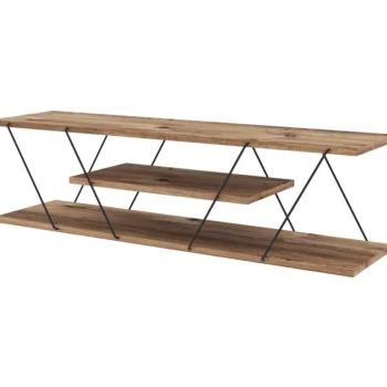 Chic Home Pienkalusteet-TV-taso 120 Cm Carita Musta/ruskea