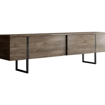 Chic Home Huonekalut-TV-taso 180 Cm Lyydia Ruskea/musta