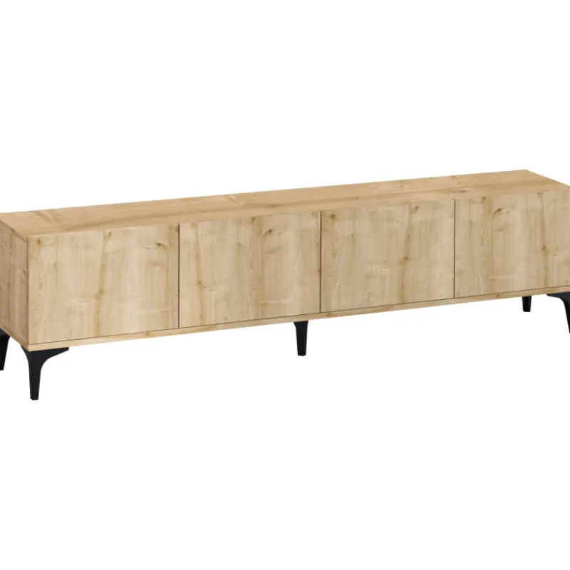 tv-taso-chic-home-180-cm-norma-QFeelLAL-0.webp Chic Home Huonekalut-TV-taso 180 Cm Norma Beige/musta