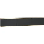 Eureka Huonekalut-TV-taso Blend Musta