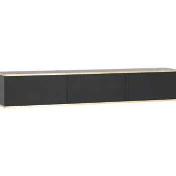 Eureka Huonekalut-TV-taso Blend Musta