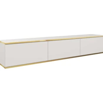 Eureka Huonekalut-TV-taso Blend Valkoinen