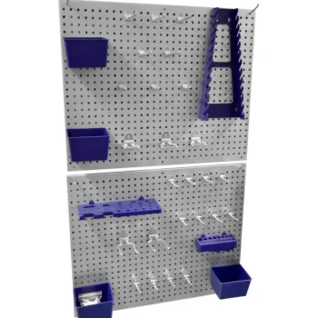 Finbullet Hyllyjärjestelmät-Työkaluseinä 34-osaa + Piikit