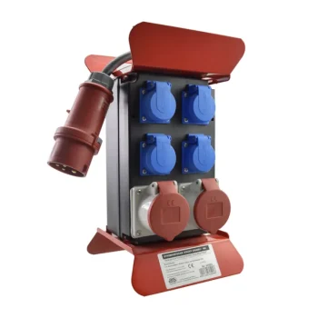 Schwabe Jatkojohdot-Työmaan Alakeskus Stecky1 2x16A+4schuko