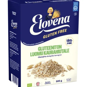 Elovena Hiutaleet Ja Ryynit^Täysjyväkaurahiutale 500 G Gluteeniton Luomu