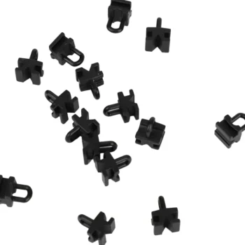 Kotikulta Verhot Ja Verhotarvikkeet-U-liuku 20 Kpl Musta