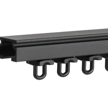 Kotikulta Verhot Ja Verhotarvikkeet-U-verhokisko 200 Cm Musta