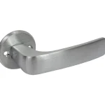 Pisla Pienrauta-Ulko-ovenpainike Euro Mattakromattua Messinkiä