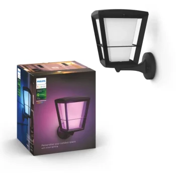 Philips Hue Ulkovalaisimet-Ulkoseinävalaisin Econic White And Color Ambiance, Musta