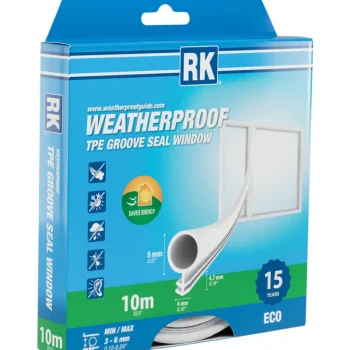 Rk Teipit-Uratiiviste Ikkuna TPE Valkoinen 8 Mm 10 M