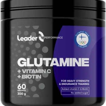 Leader Urheiluravinteet Ja Valmisteet^Urheilujuomajauhe Performance 300 G L-glutamiini + C-vitamiini + Biotiini