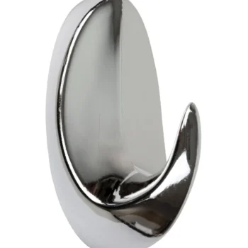 Pisla Ripustus-Vaatekoukku 2 Kpl Kromattua Muovia, Tarrakiinnitys