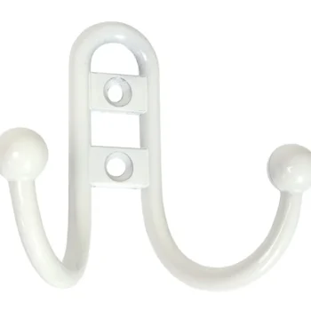 Pisla Ripustus-Vaatekoukku Arona 68 Mm Samakkia, Valkoinen