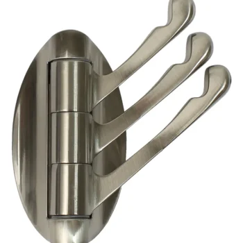 Pisla Ripustus-Vaatekoukku Kääntyvä Zn/harjattu Nikkeli