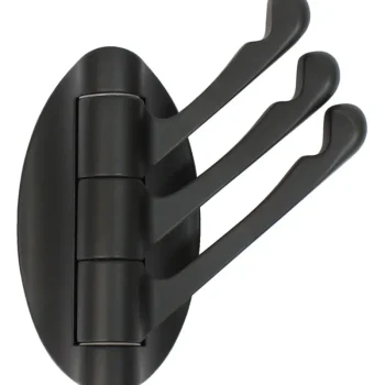 Pisla Ripustus-Vaatekoukku Kääntyvä Zn/musta