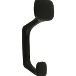 Pisla Ripustus-Vaatekoukku Nature Zn/musta