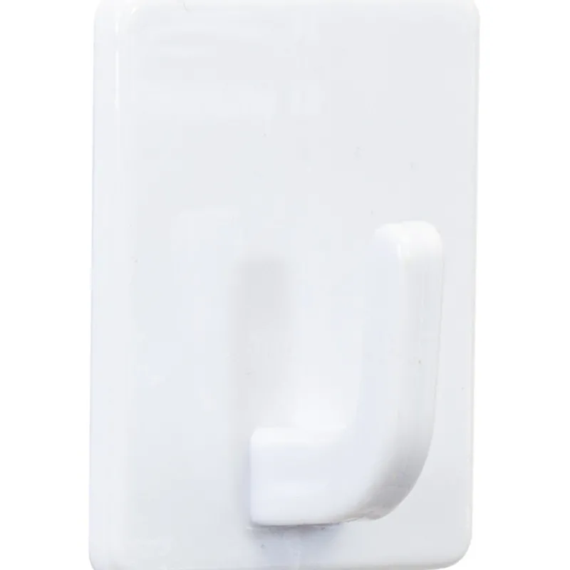 vaatekoukku-neliskulmainen-2-k-TAClgKrG-0.webp Pisla Ripustus-Vaatekoukku Neliskulmainen 2 Kpl, Valkoinen, Tarrakiinnitys