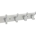 Pisla Ripustus-Vaatenaulakko Diana Valkoinen/kromi, 4 Koukkua