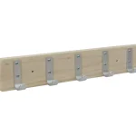 Pisla Ripustus-Vaatenaulakko Mäntyä, 5 Koukkua