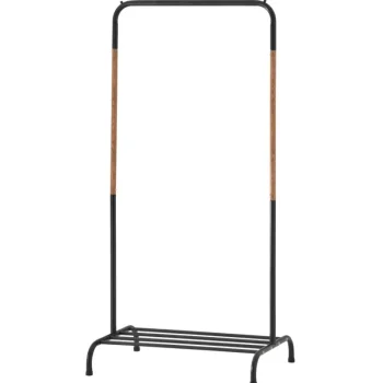 Iisi Vaatehuolto Ja -säilytys^Vaateteline Musta