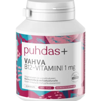 Puhdas+ Terveysravinteet Ja -valmisteet^Vahva B-12-vitamiini 60 Kpl
