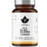 Puhdistamo Terveysravinteet Ja -valmisteet^Vahva D-vitamiini 60 Kpl 50ug