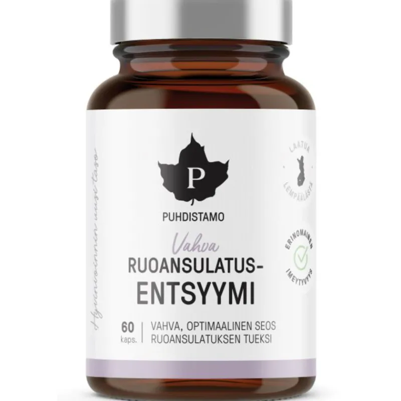 vahva-ruoansulatusentsyymi-puh-PphzHCeK-0.webp Puhdistamo Terveysravinteet Ja -valmisteet^Vahva Ruoansulatusentsyymi 60 Kpl