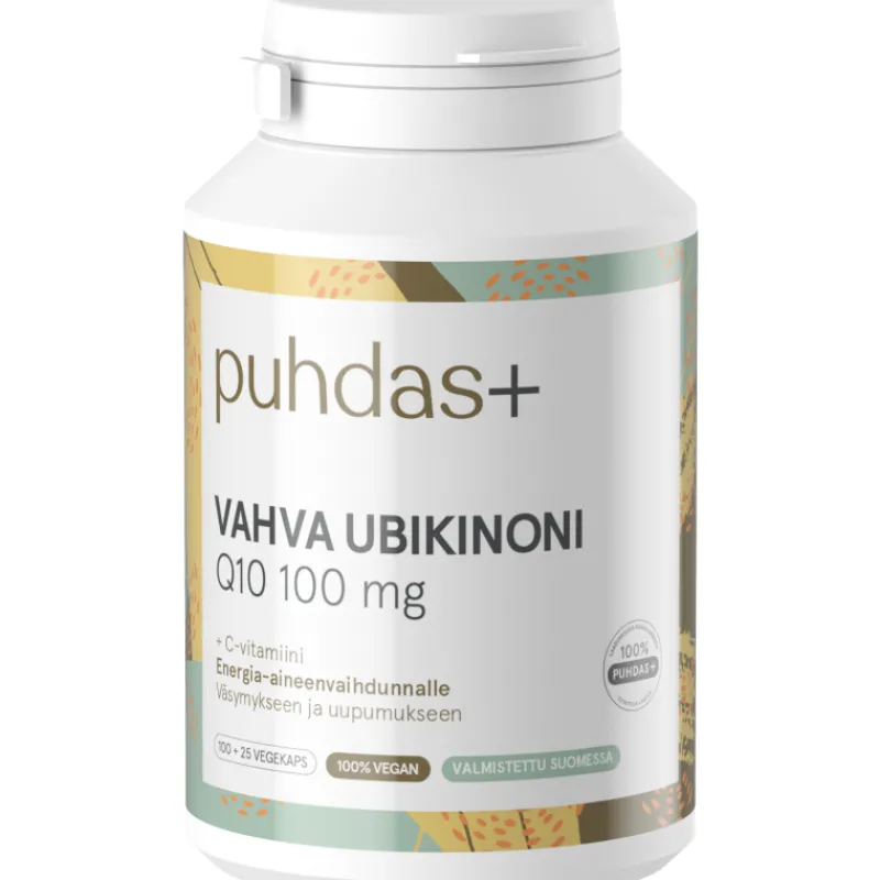 vahva-ubikinoni-q10-puhdas-100-rgOIvEPD-0.webp Puhdas+ Terveysravinteet Ja -valmisteet^Vahva Ubikinoni Q10 100 Mg 125 Kaps + C-vitamiini