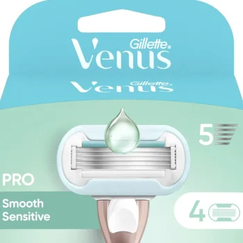 Venus Ihokarvanpoistovälineet Ja Tarvikkeet^Vaihtoterä 4 Kpl Pro Smooth Sensitive