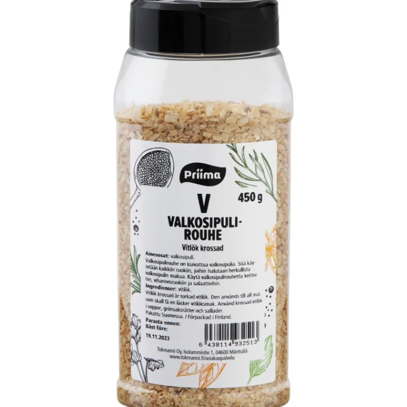 valkosipulirouhe-450-g-pyUSkpuy-0.webp Priima Mausteet Ja Liemivalmisteet^Valkosipulirouhe 450 G