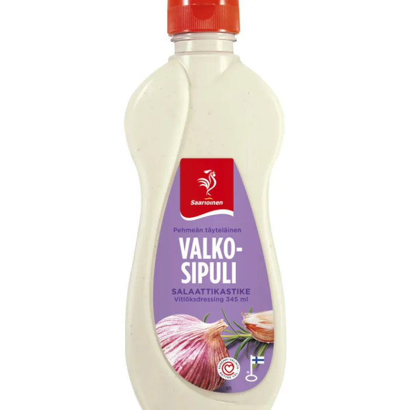 valkosipulisalaattikastike-345-MmaVYcGl-0.webp Saarioinen Maustekastikkeet^Valkosipulisalaattikastike 345 Ml