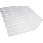 Keraplast Pihan Rakennusmateriaalit-Valokate Yläliitäntäprofiili Trapetsi Prof. 76/18 Mm, P. 2280 Mm