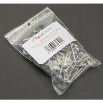 Keraplast Pihan Rakennusmateriaalit-Valokateruuvi Ruspert 4,8 X 50 + 19 Mm Aluslevy, 50 Kpl