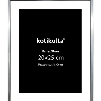 Kotikulta Sisustustaulut Ja -kehykset-Valokuvakehys 20 X 25 Cm Alumiinia Hopea