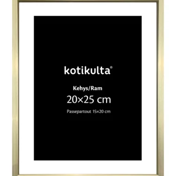 Kotikulta Sisustustaulut Ja -kehykset-Valokuvakehys 20 X 25 Cm Alumiinia Kulta